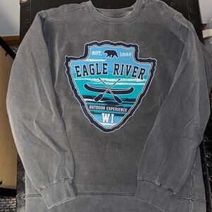 Comfort Colors Gray Women's Crew Neck Sweater